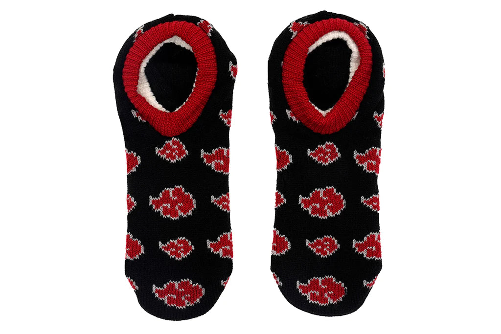 Naruto Shippuden Akatsuki Cloud Slip On Sock