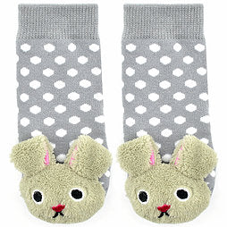 Baby Bunny Boogie Toes Rattle Sock