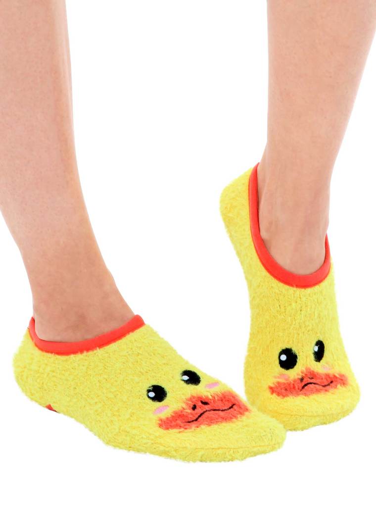 Fuzzy Duck Slippers