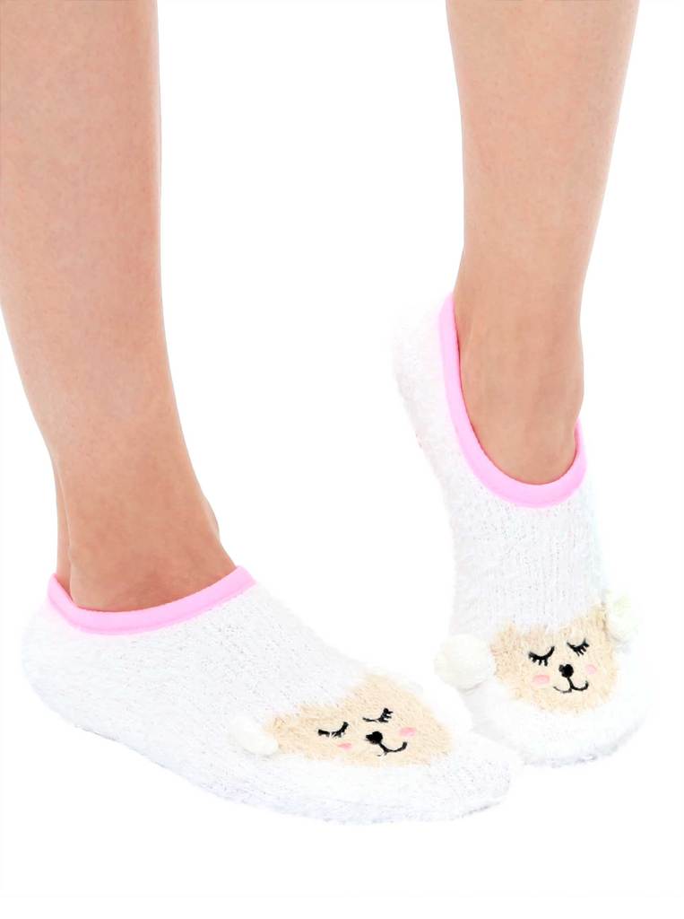 Fuzzy Lamb Slippers