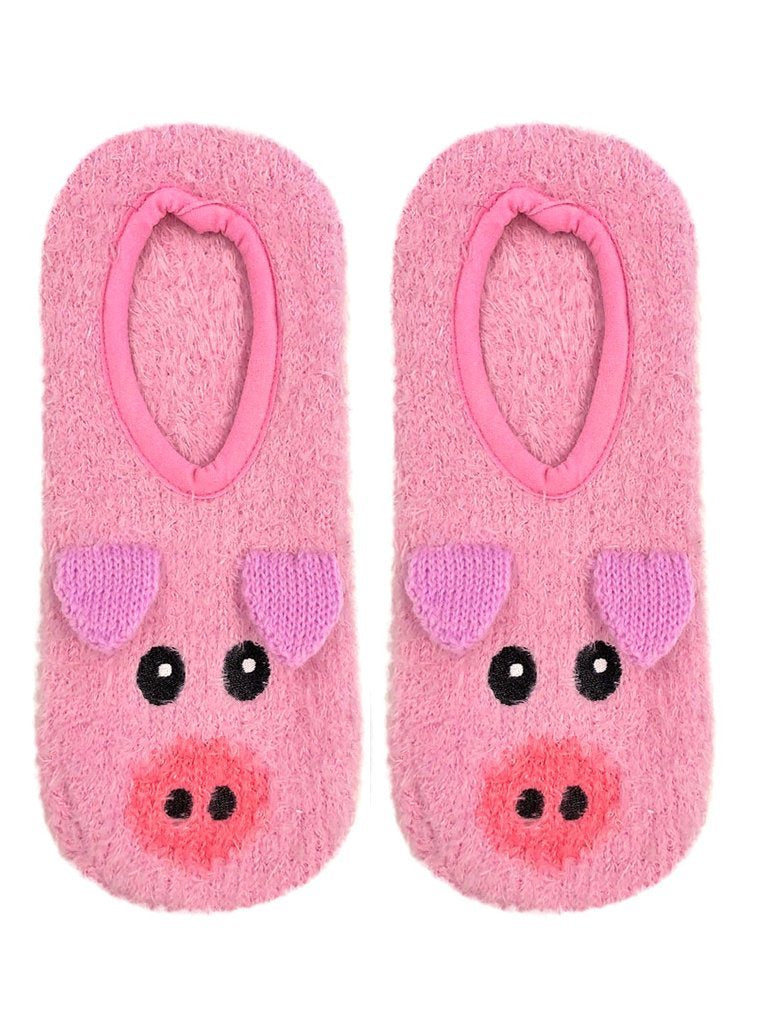 Pig Fuzzy Slippers