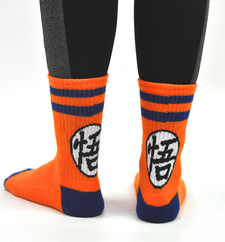 Dragon Ball Super Goku Symbol Athletic Anklet Socks