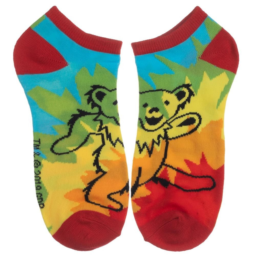 Grateful Dead Tie Dye 5 Pack Ankle