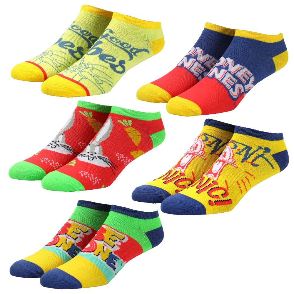 Looney Tunes Classic 5 Pack Ankle