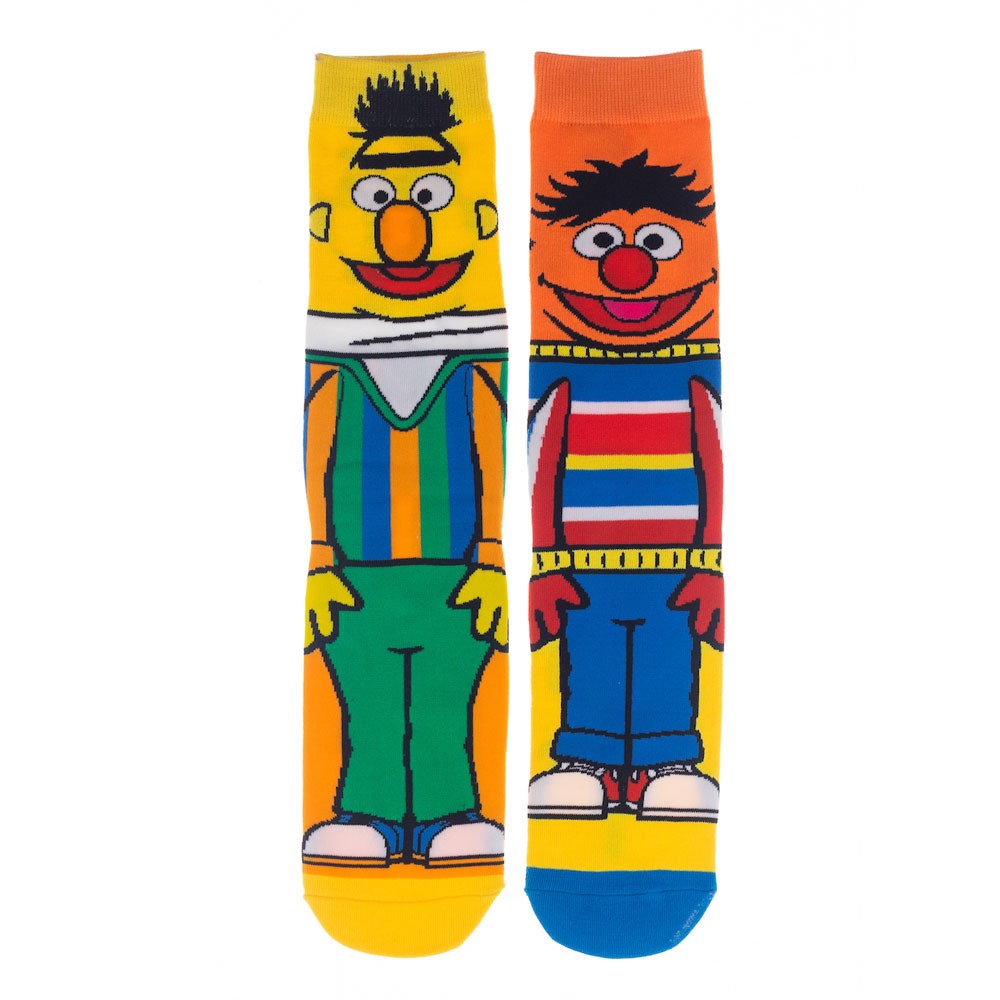 Bert and Ernie 360 Character Socks