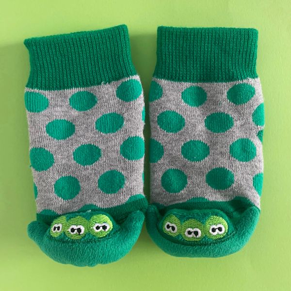 Green Pea Boggie Toes Rattle Sock