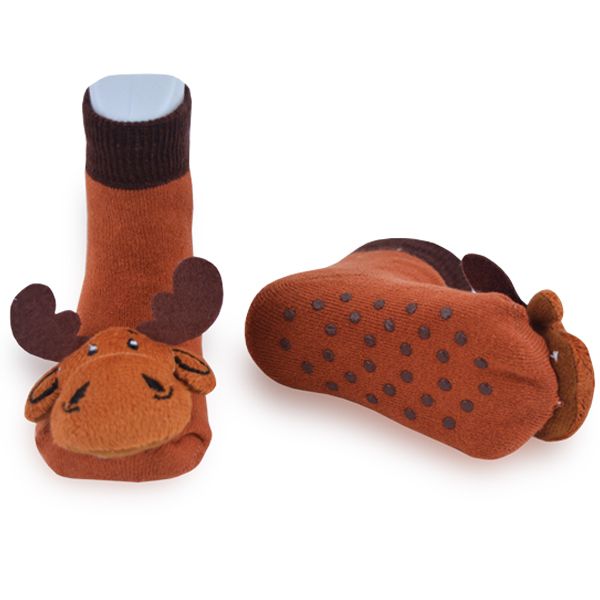 Moose Boogie Toes Rattle Sock