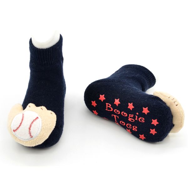 Baseball Mitt Boogie Toes Rattle Sock