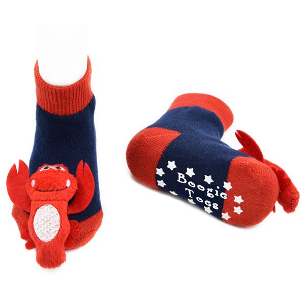 Lobster Boogie Toes Rattle Sock