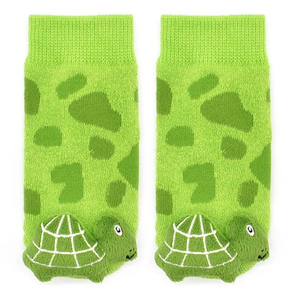 Turtle Boogie Toes Rattle Sock
