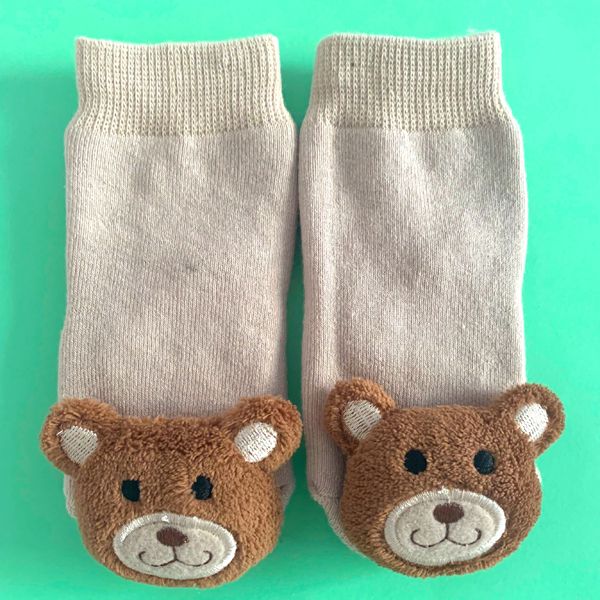 Teddy Bear Boogie Toes Rattle Sock