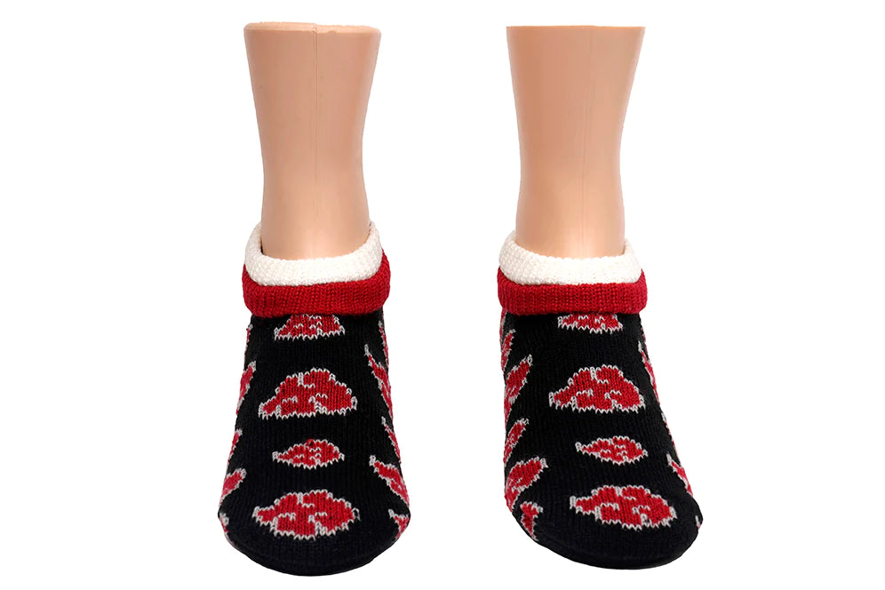 Naruto Shippuden Akatsuki Cloud Slip On Sock