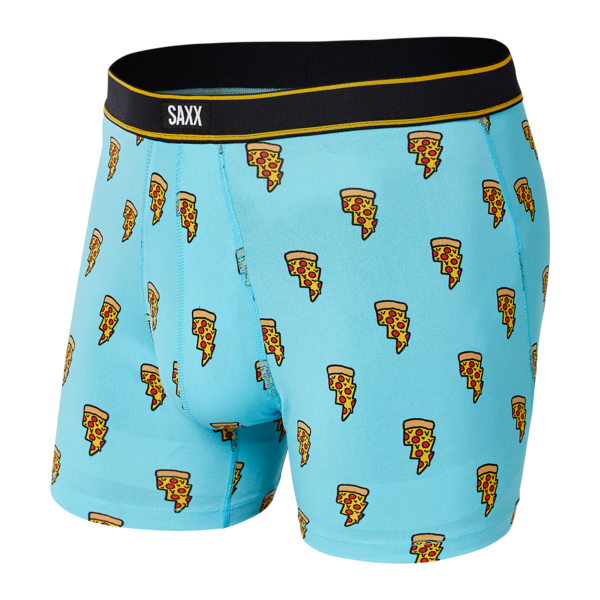Day Trippper Boxer Brief Fly - Blue Pizza Bolt