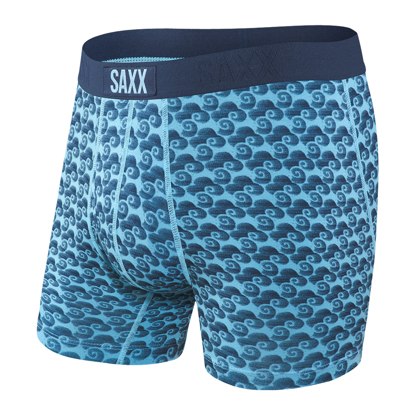 Ultra Boxer Briefs Fly - Blue Tropic Storm