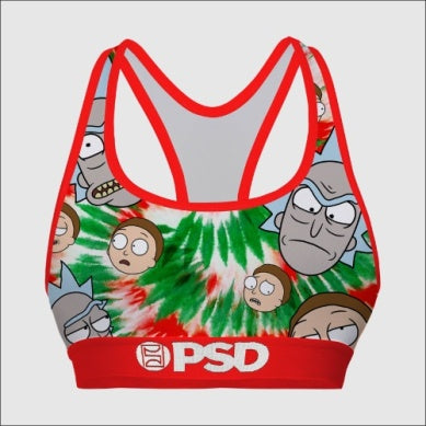 Merry Rick and Morty Sports Bra